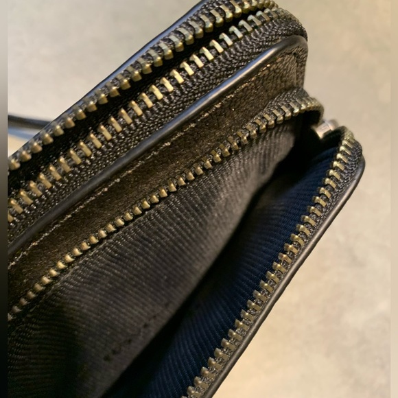 Coach metallic leather double L zip wristlet - Picture 7 of 7